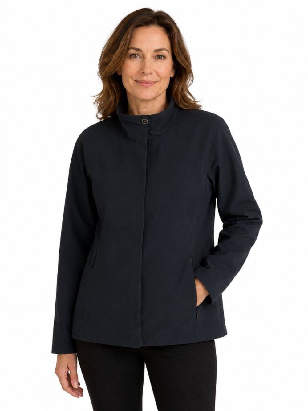 Columbia Titanium Womens Softshell Jacket Size M Black Full Zip Coat Windbreaker